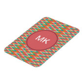 イカットジグザグリデザインスパイスカラー マグネット (左側)