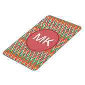 イカットジグザグリデザインスパイスカラー マグネット (左側)