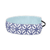 イカットスターパターン – ネイビーブルーとホワイト アスレチックヘッドバンド (右)