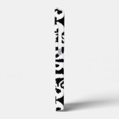 イカットダマスクパターン – 白黒 Case-Mate iPhoneケース (裏面 / 左)