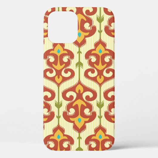 イカットダマスクパターン Case-Mate iPhoneケース (裏面)