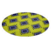 イカットトリアスタイリッシュルモダン:パターン。 カッティングボード (角)