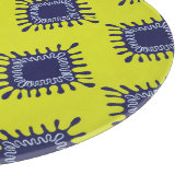 イカットトリアスタイリッシュルモダン:パターン。 カッティングボード (角)