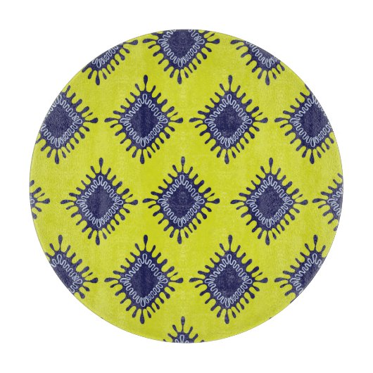 イカットトリアスタイリッシュルモダン:パターン。 カッティングボード (正面)