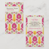 イカットパターン名刺 名刺 (正面/裏面)