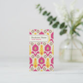 イカットパターン名刺 名刺 (スタンド正面)