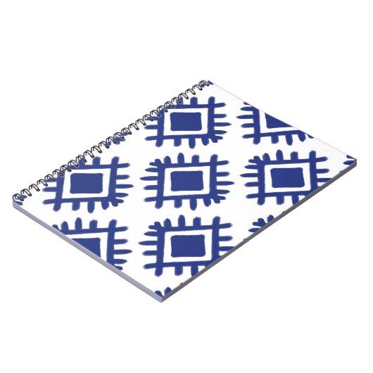 イカットパターン民族繊維部族アメリカ合衆国 ノートブック (左側)