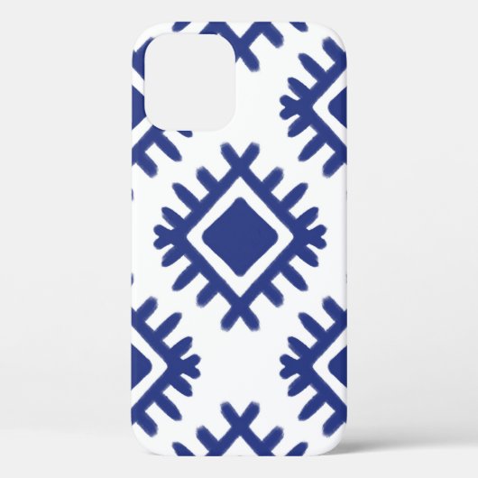 イカットパターン民族繊維部族アメリカ合衆国 Case-Mate iPhoneケース (裏面)