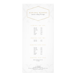 イカットパターン（グレーデザイナーラックカード） ラックカード