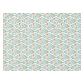 イカットフローラシームレスパターン テーブルクロス (正面(横))