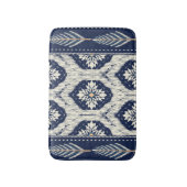 イカットフローラペイズリーパターン バスマット (正面縦)