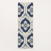 イカットフローラペイズリーパターン ヨガマット (裏面)