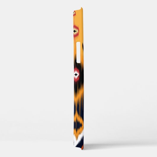 イカット幾何学民俗オーナメント。部族民 Case-Mate iPhoneケース (裏面 / 右)