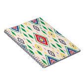 イカット幾何学的な民間伝承オーナメントとダイヤモンド。Tr ノートブック (右側)