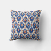 イカット模様織物 クッション (裏面)