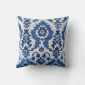 イカット模様織物 クッション (裏面)