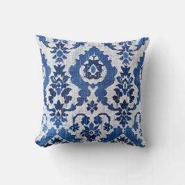 イカット模様織物 クッション