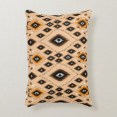 イカット民族幾何学民俗様式 アクセントクッション (正面(垂直))