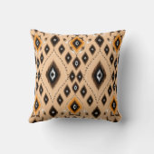 イカット民族幾何学民俗様式 クッション (裏面)