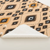 イカット民族幾何学民俗様式 シェルパブランケット (3/4)