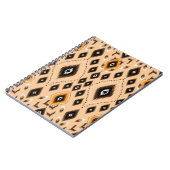 イカット民族幾何学民俗様式 ノートブック (左側)