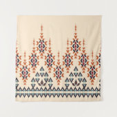 イカット民族抽象芸術美術イカット タペストリー (正面)