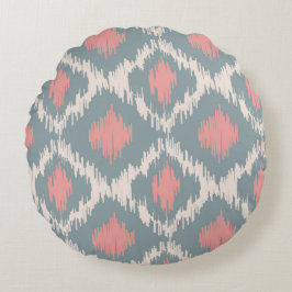 イカット系 ラウンドクッション