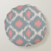 イカット系 ラウンドクッション (裏面)