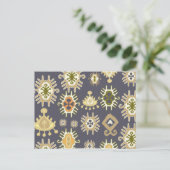 イカット ポストカード (スタンド正面)