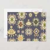 イカット ポストカード (正面/裏面)