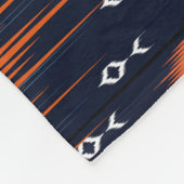 イカット、部族の民族のパタアステカーン。 フリースブランケット (角)