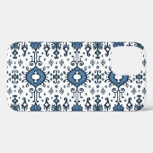 イカット、部族、民族のシームレスなオーナメント。 Case-Mate iPhoneケース (裏面 (横))