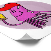 イカプリント ポスター (角)