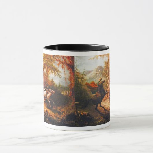 イカボドクレーンを追う頭のない騎兵 マグカップ (中央)