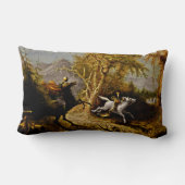 イカボドクレーンを追う頭のない騎兵 ランバークッション (裏面)