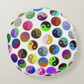 イカラフルンヤンパターン ラウンドクッション (裏面)
