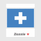 イカリア自由州国旗（1912年） シール (シート)