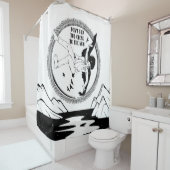 イカルスの山のスーツ1000下 シャワーカーテン (インサイチュ)