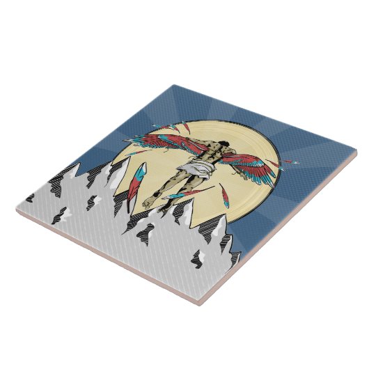 イカルス・レトロ・ポスター タイル (側面)