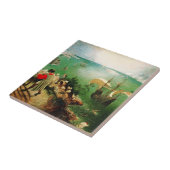 イカロスの秋とのPieter Bruegelの景色 タイル (側面)