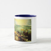 イカロスの秋とブルーゲルの風景 – 1558 マグカップ (中央)