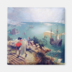 イカロスの秋と風景Pieter Bruegel マグネット
