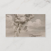 イカロスの秋、1731年(版木、銅版、版画) 名刺 (裏面)
