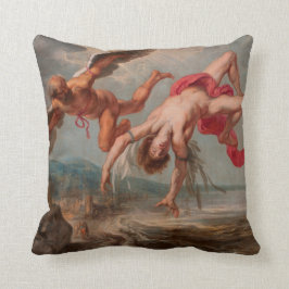 イカロスの秋（Jacob Peter Gowy著） クッション