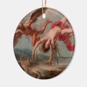 イカロスの秋(Jacob Peter Gowy著) セラミックオーナメント (左)