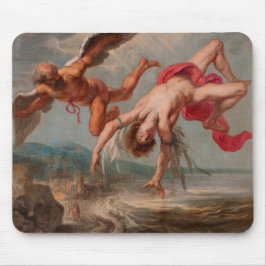 イカロスの秋（Jacob Peter Gowy著） マウスパッド