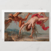 イカロスの秋（Jacob Peter Gowy著） 便箋 (正面/裏面)