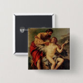 イカロスの翼、c.1754を付けるDaedalus 缶バッジ (正面&裏面)