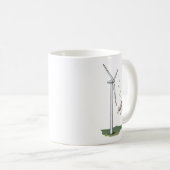 イカロスは風力タービンに出会う コーヒーマグカップ (正面右)