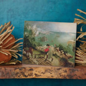 イカロス秋の風景, c.1555 フォトプラーク (側面)